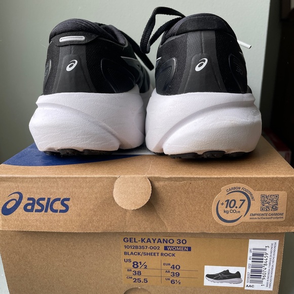 ASICS Women's Black Kayano 30 Shoes - Picture 3 of 4